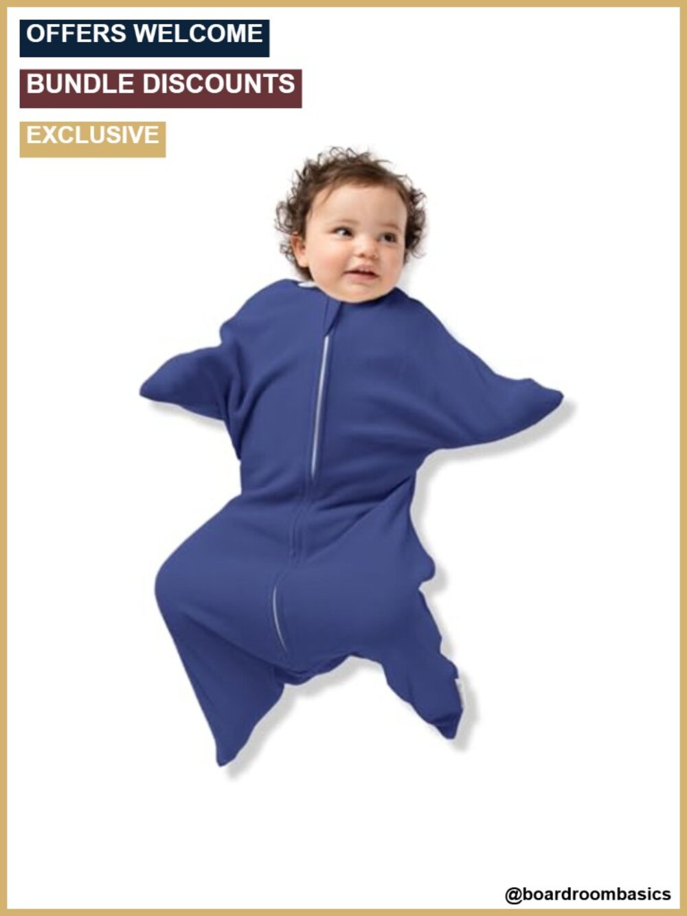 Fleece Transition Swaddle Wearable Blanket Arms-Out Baby Sleep 0.8 TOG